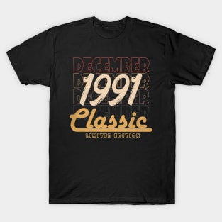 december 1991 birthday T-Shirt